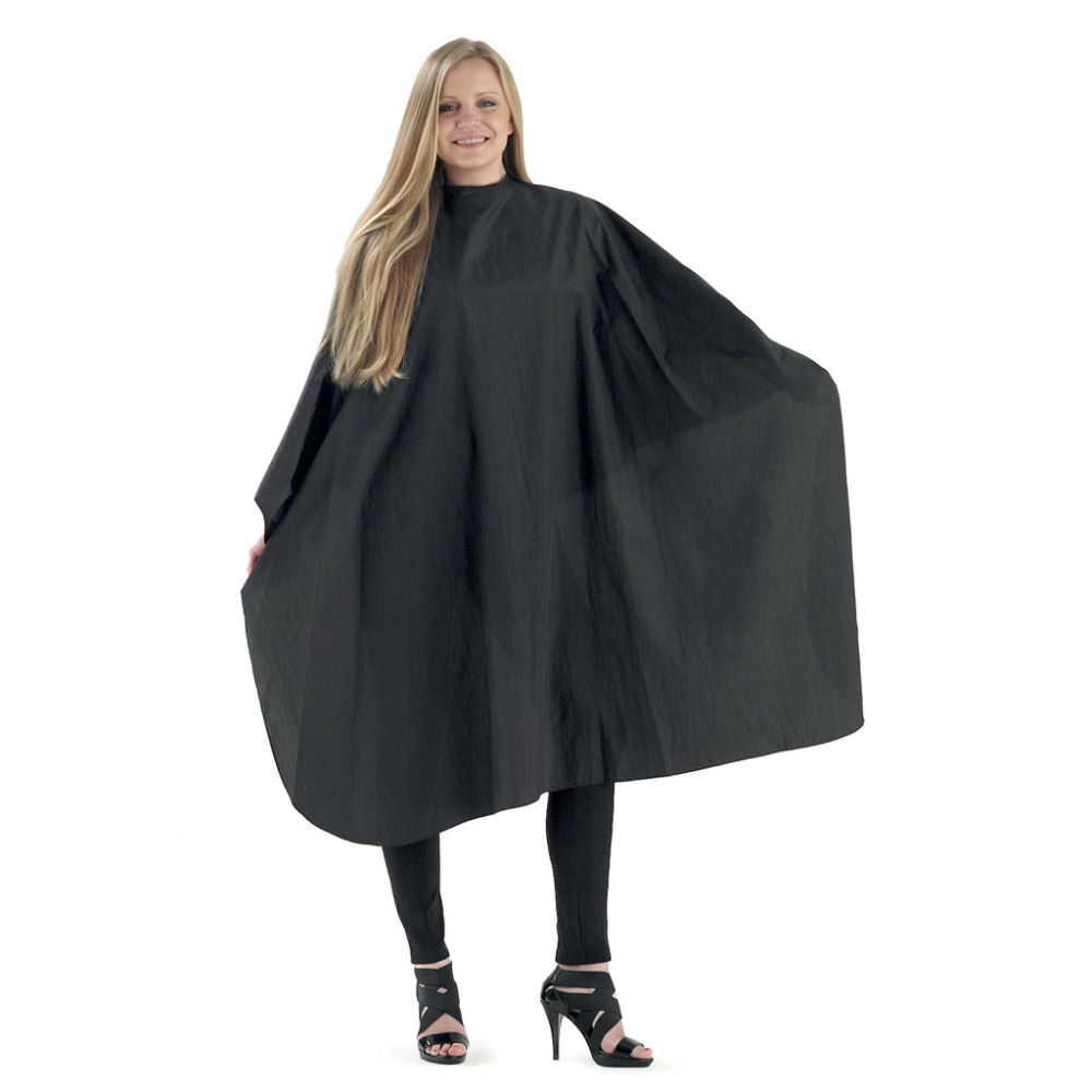 morocutti-mantella-taglio-nylon-silk-crinkly-nera Morocutti Mantella Taglio Nylon Silk Crinkly Nera