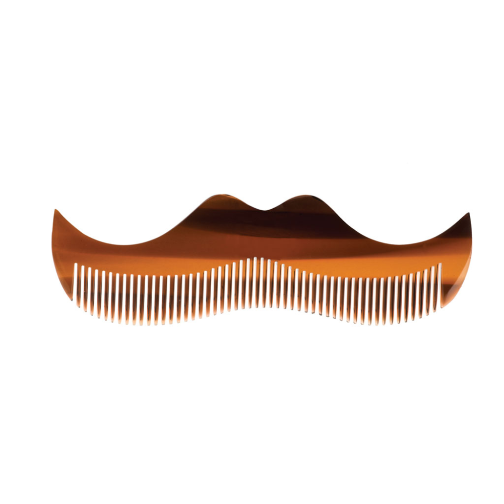morocutti-pettine-baffi-moustache-amber- Morocutti Pettine Baffi Moustache Amber