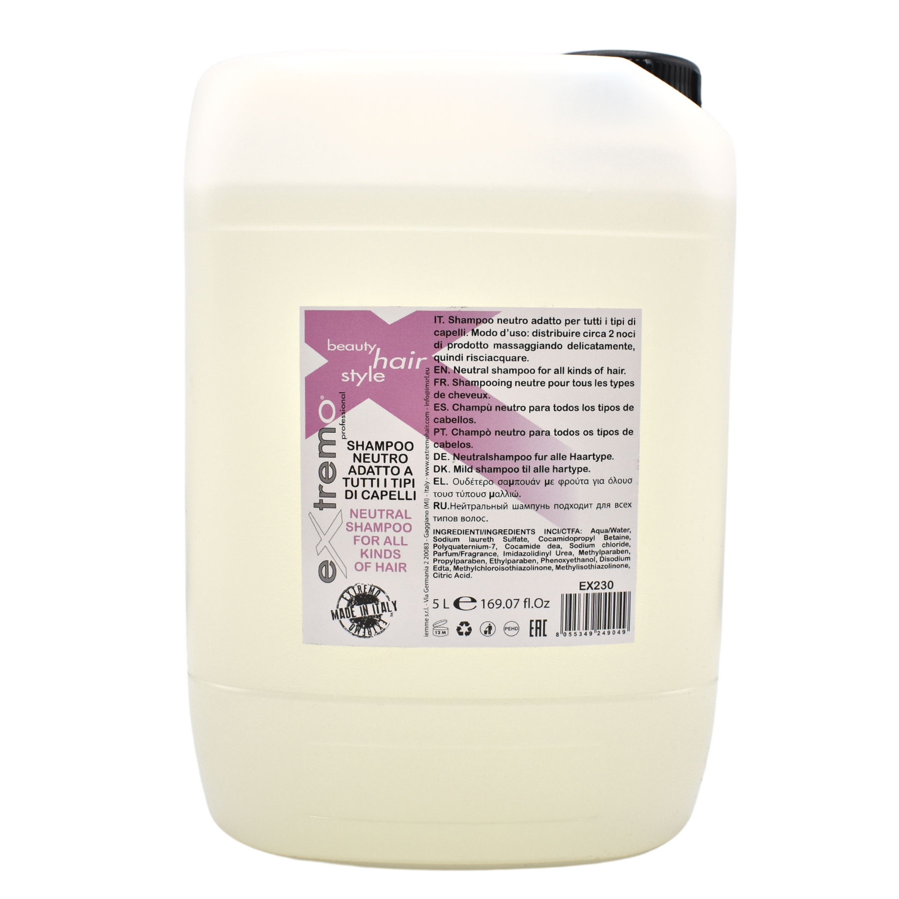 extremo-shampoo-neutro-tanica-10000ml Extremo Shampoo Neutro Tanica 10000ml