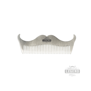 Pettine barba e baffi acciaio inox