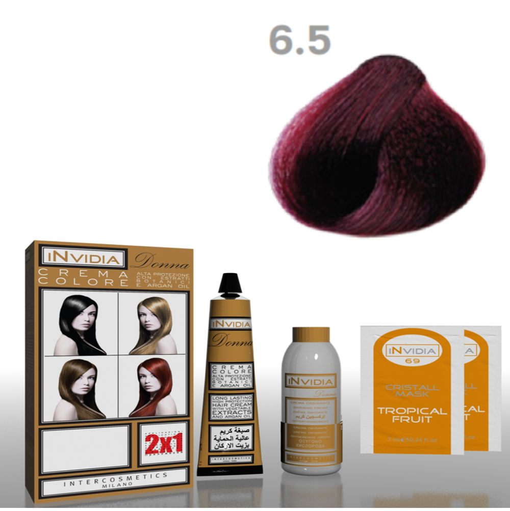 invidia-shampoo-colorante-crema-colore-donna-100ml-6.5-biondo-scuro-mogano Invidia Shampoo Colorante Crema Colore Donna 100ML 6.5 Biondo Scuro Mogano