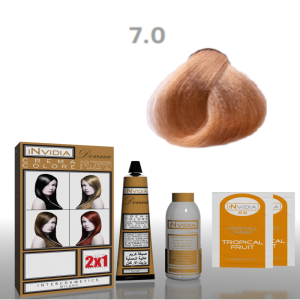 Shampoo colorante crema colore donna 100ml 7.0 biondo
