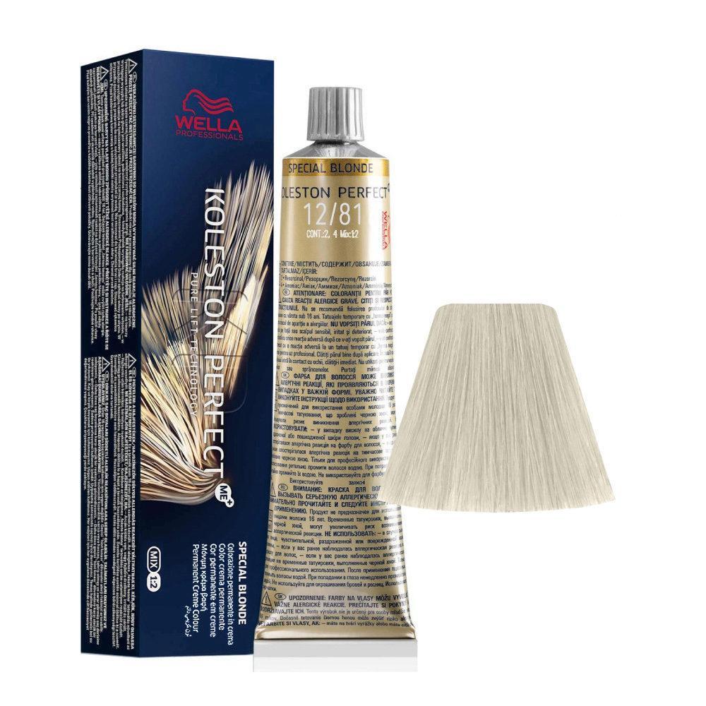 Wella Tinta Koleston Perfect Me 60ML 12/81 Perla Cenere wella-tinta-koleston-perfect-me-60ml-12/81-perla-cenere