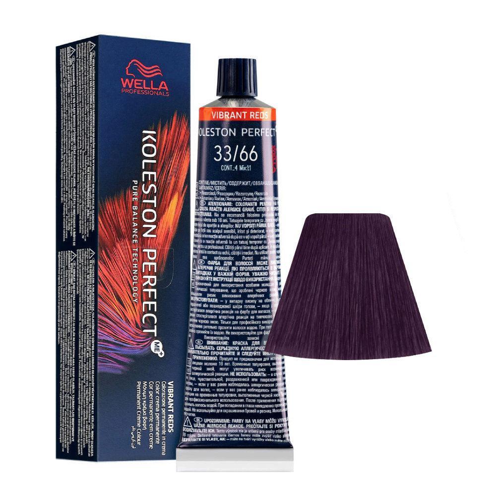 wella-tinta-koleston-perfect-me-60ml-33/66-castano-scuro-intenso-violetto-intenso Wella Tinta Koleston Perfect Me 60ML 33/66 Castano Scuro Intenso Violetto Intenso