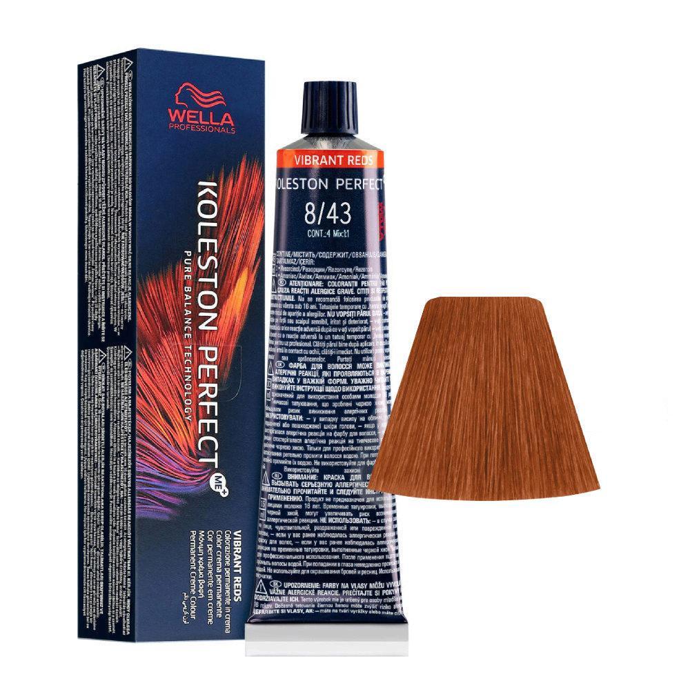 wella-tinta-koleston-perfect-me-60ml-8/43-biondo-chiaro-rame-dorato Wella Tinta Koleston Perfect Me 60ML 8/43 Biondo Chiaro Rame Dorato