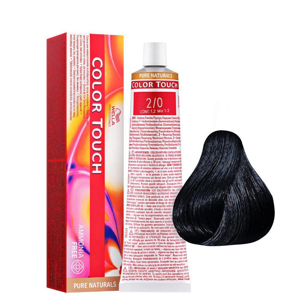 wella-color-touch-tono-su-tono-60ml-2/0-nero Wella Color Touch Tono Su Tono 60ML 2/0 Nero