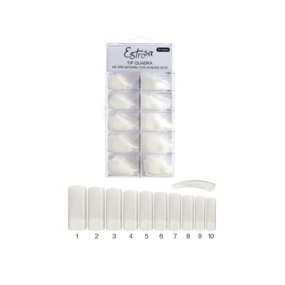 estrosa-tips-10-misure-quadrata-100pz Estrosa Tips 10 Misure Quadrata 100pz