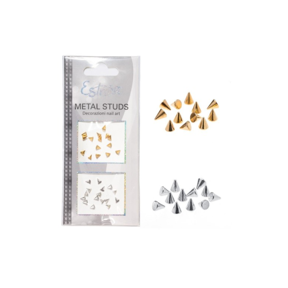 estrosa-cone-3-mm-borchie-metal-studs Estrosa Cone 3 mm Borchie Metal Studs