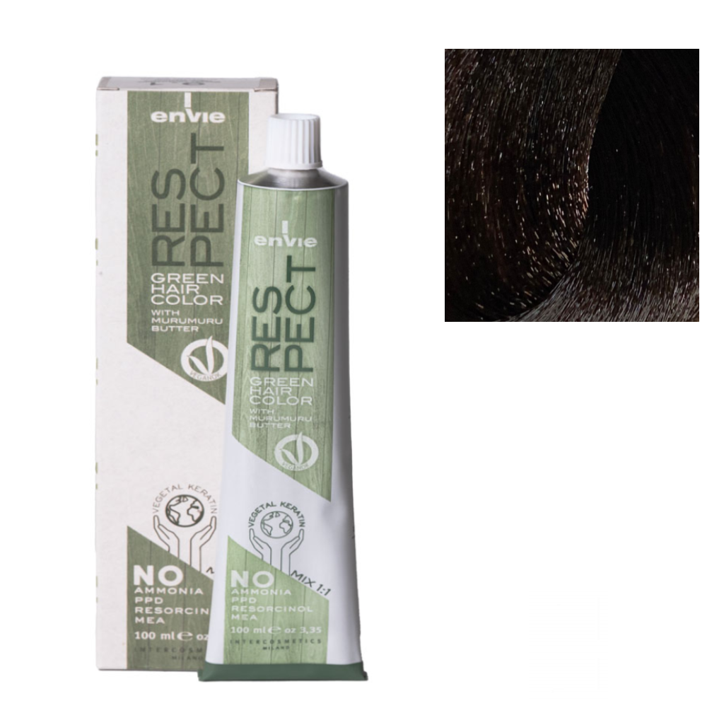 Envie Tinta in Crema Senza Ammoniaca Respect Green 100ml 5.08 Ciocco Oro