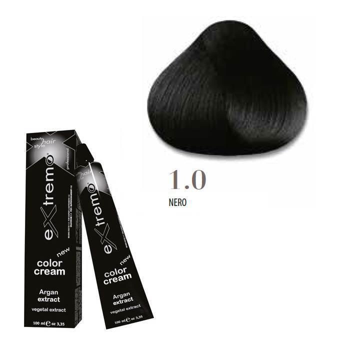 extremo-tinta-color-cream-argan-oil-100ml-1.0-nero Extremo Tinta Color Cream Argan Oil 100ml 1.0 Nero