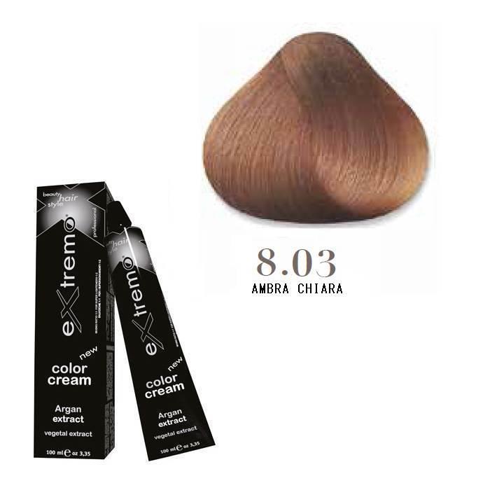 extremo-tinta-color-cream-argan-oil-100ml-8.03-ambra-chiara Extremo Tinta Color Cream Argan Oil 100ml 8.03 Ambra Chiara