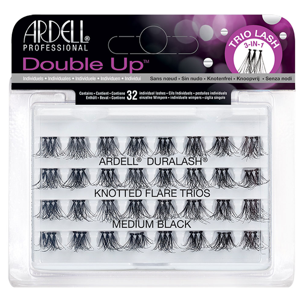 ardell-double-up-trio-ciglia-finte-medium-black- Confezione blister Ardell Double Up Trio con ciglia finte Medium Black in formato trio