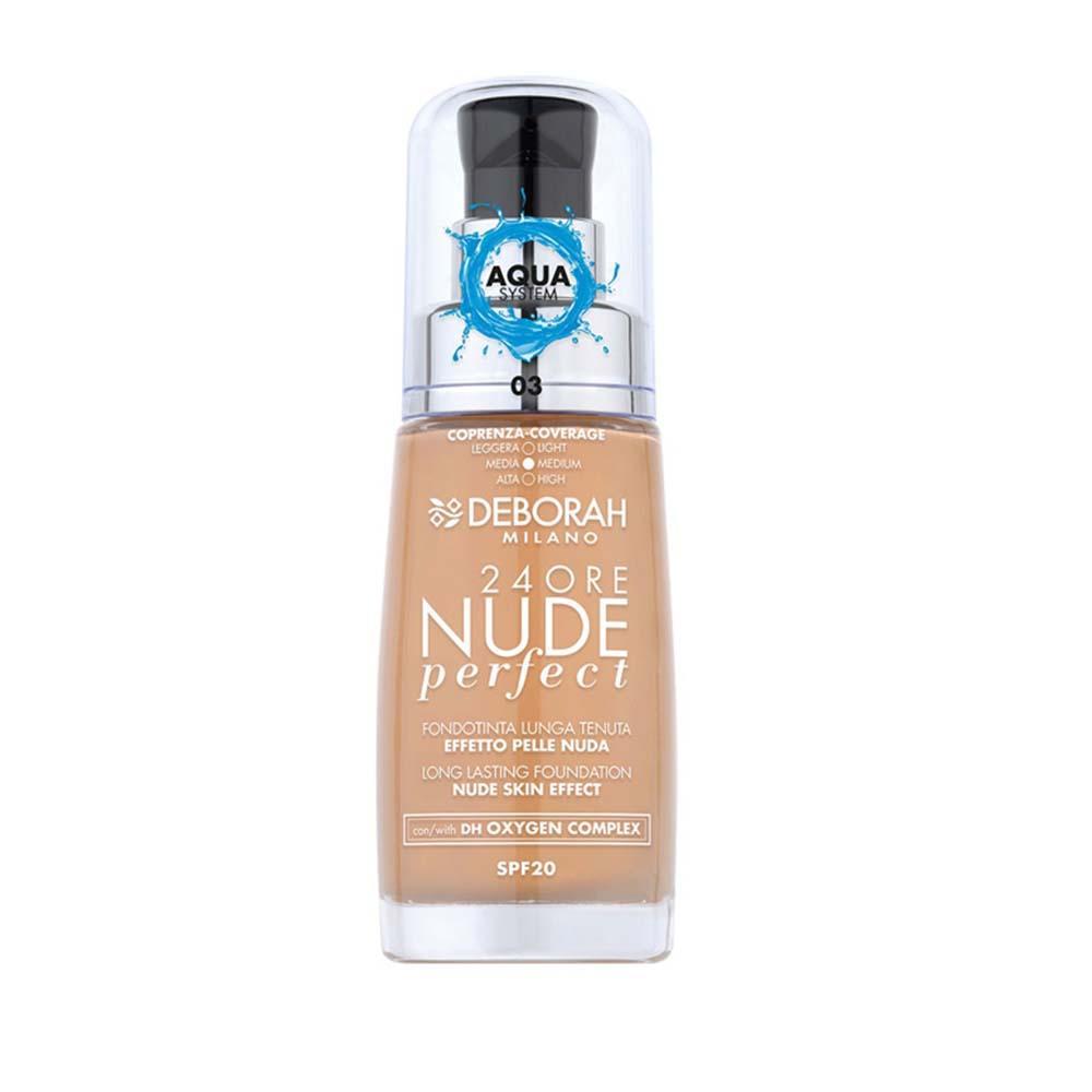 deborah-fondotinta-24-ore-nude-perfect-30ml-sand-3 Deborah Fondotinta 24 Ore Nude Perfect 30ML Sand 3