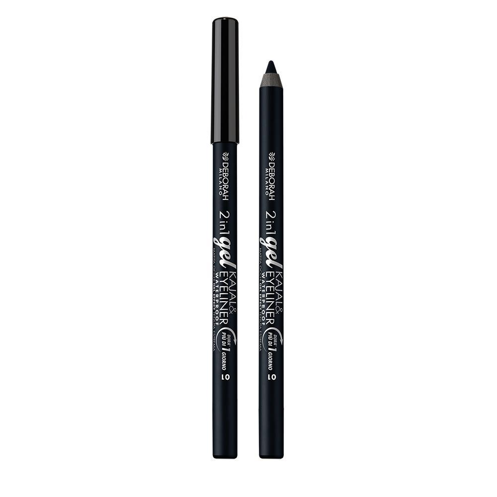 deborah-matita-2-in-1-gel-kajal-&-eyeliner-black-01 Deborah Matita 2 In 1 Gel Kajal & Eyeliner Black 01