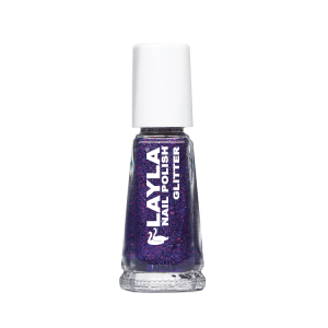 Smalto glitter viola 10ml