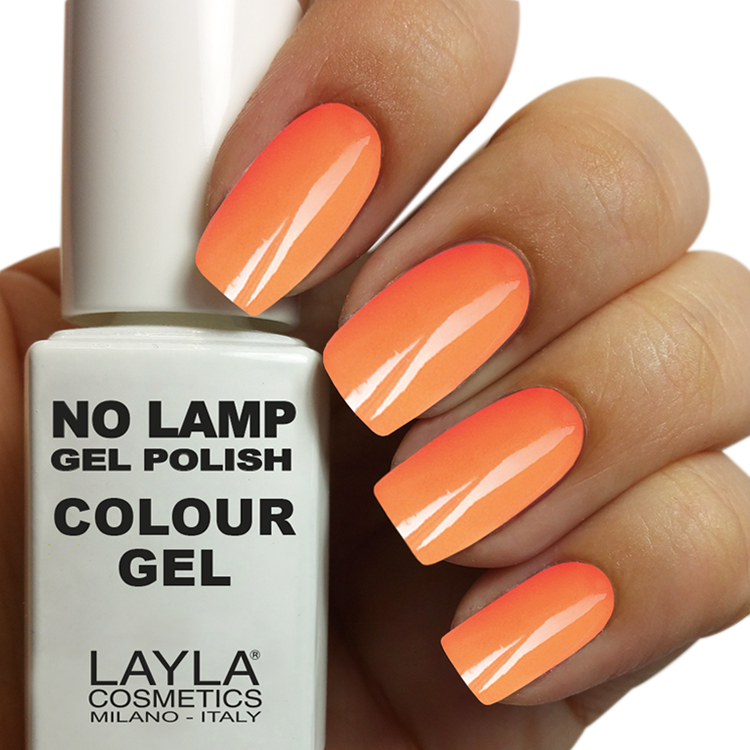Layla Semipermanente No Lamp Gel Polish N.22 Fluo Orangy 10ML