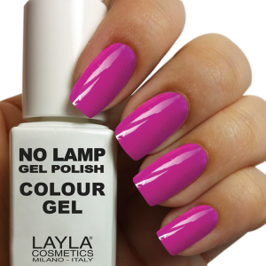 Semipermanente no lamp gel polish n.23 fluo purply 10ml