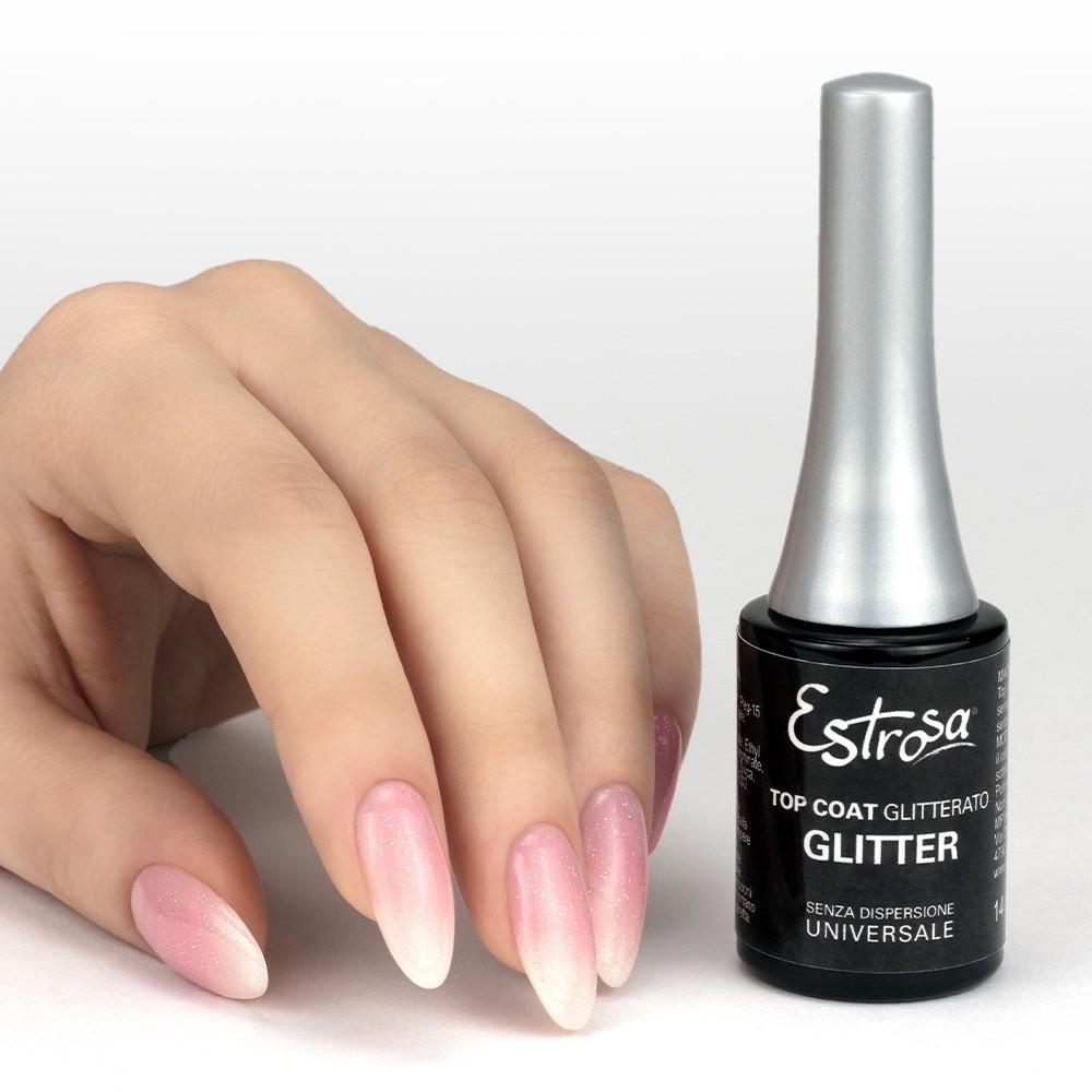 Estrosa Top Coat Glitter Senza Dispersione