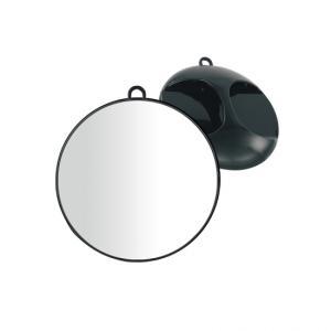 Specchio tondo reflex nero