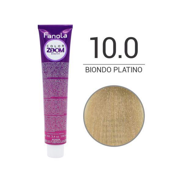fanola-color-zoom-tinta-10-minuti-100-ml-10.0 Fanola Color Zoom Tinta 10 Minuti 100 ML 10.0