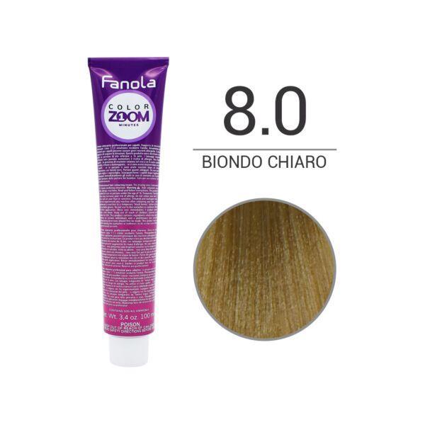 fanola-color-zoom-tinta-10-minuti-100-ml-8.0 Fanola Color Zoom Tinta 10 Minuti 100 ML 8.0