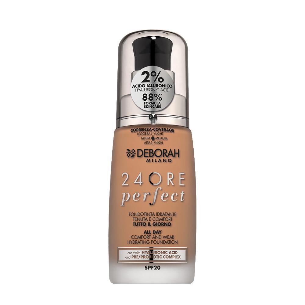 deborah-fondotinta-24-ore-perfect-con-acido-ialuronico-n.-4-apricot Deborah Fondotinta 24 Ore Perfect Con Acido Ialuronico N. 4 Apricot