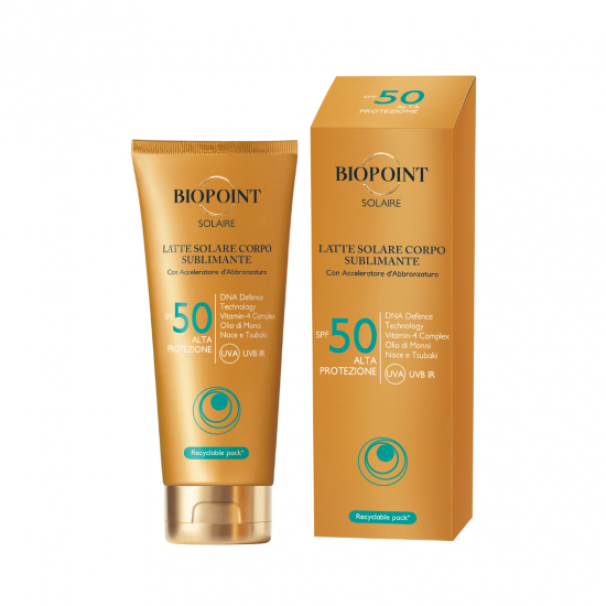 Biopoint Latte Solare Corpo Sublimante 200ML SPF 50