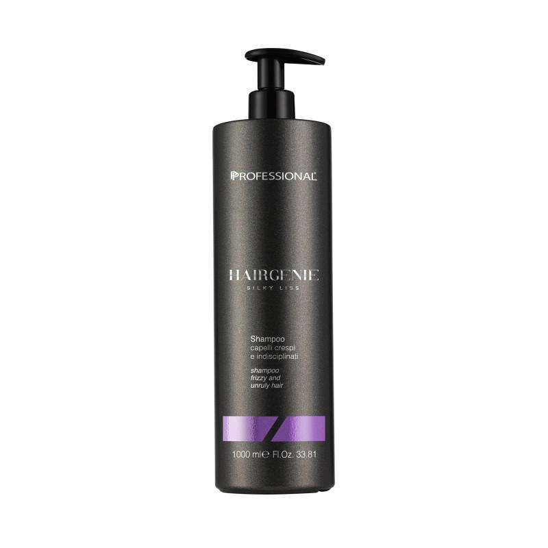 Professional Hairgenie Silky Liss Shampoo Capelli Crespi 1000ML