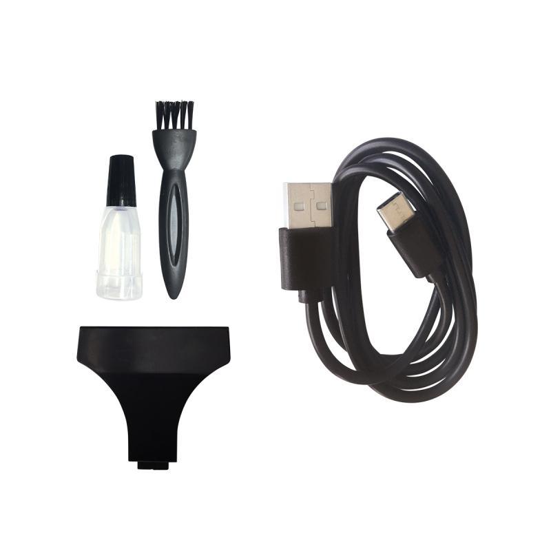 mp hair mp hair tosatrice cordless master cut black t zero - foto 4 Accessori e componenti inclusi: spazzola, caricabatterie, protezione e capo di carica