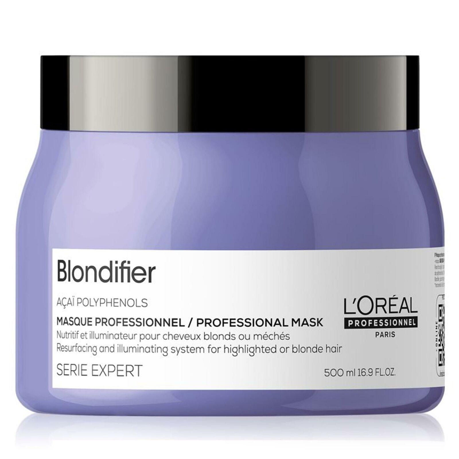 Lu00b4Oru00e8al Maschera Capelli Biondi Blondifier Seire Expert 500ML