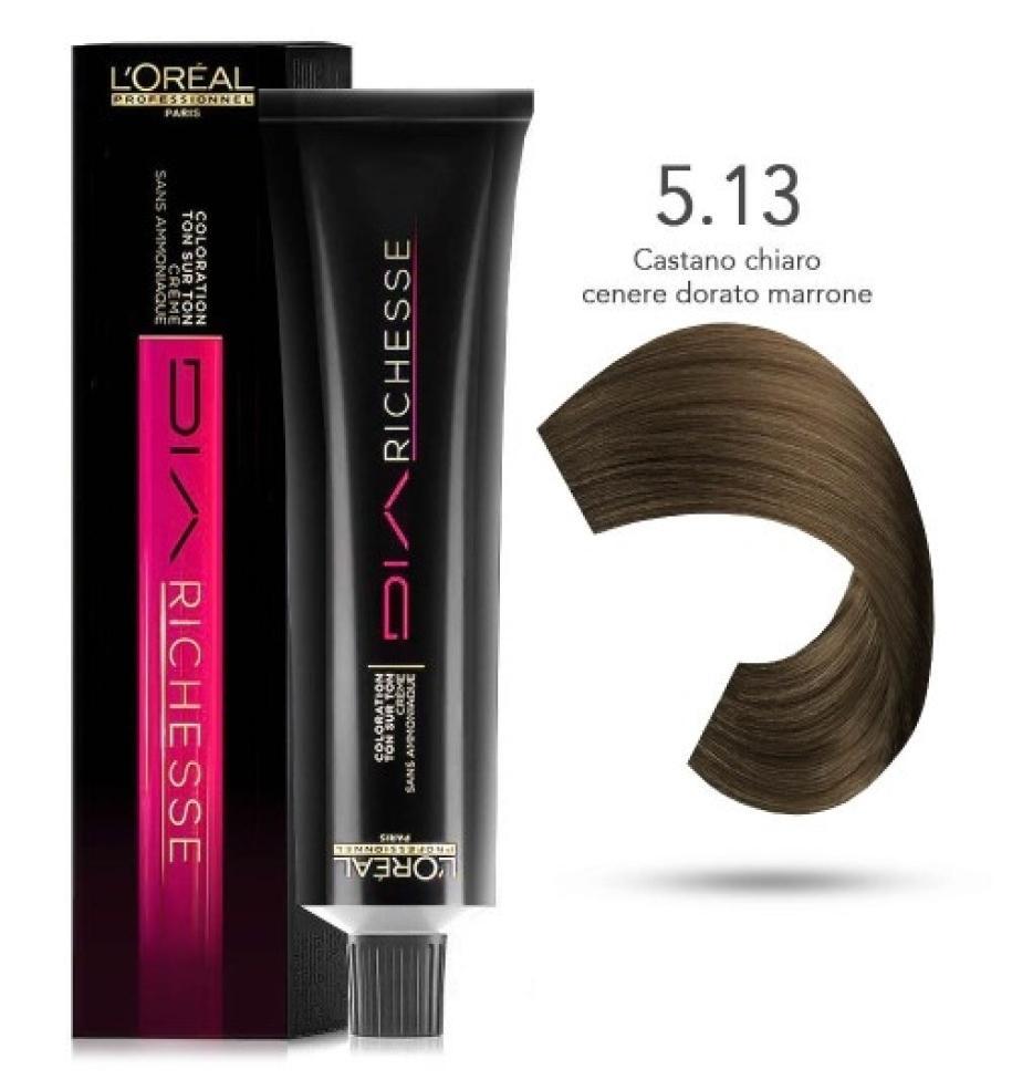 l'oru00e9al-tinta-dia-richesse-tono-su-tono-50ml-5.13-castano-chiaro-cenere-dorato-marrone L'Oru00e9al Tinta Dia Richesse Tono Su Tono 50ML 5.13 Castano Chiaro Cenere Dorato Marrone