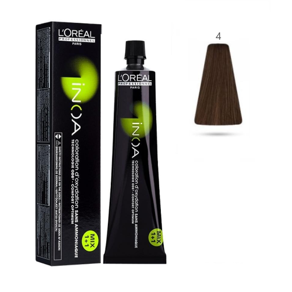 L'Oru00e9al Tinta Inoa Senza Ammoniaca 60ML 4 Castano