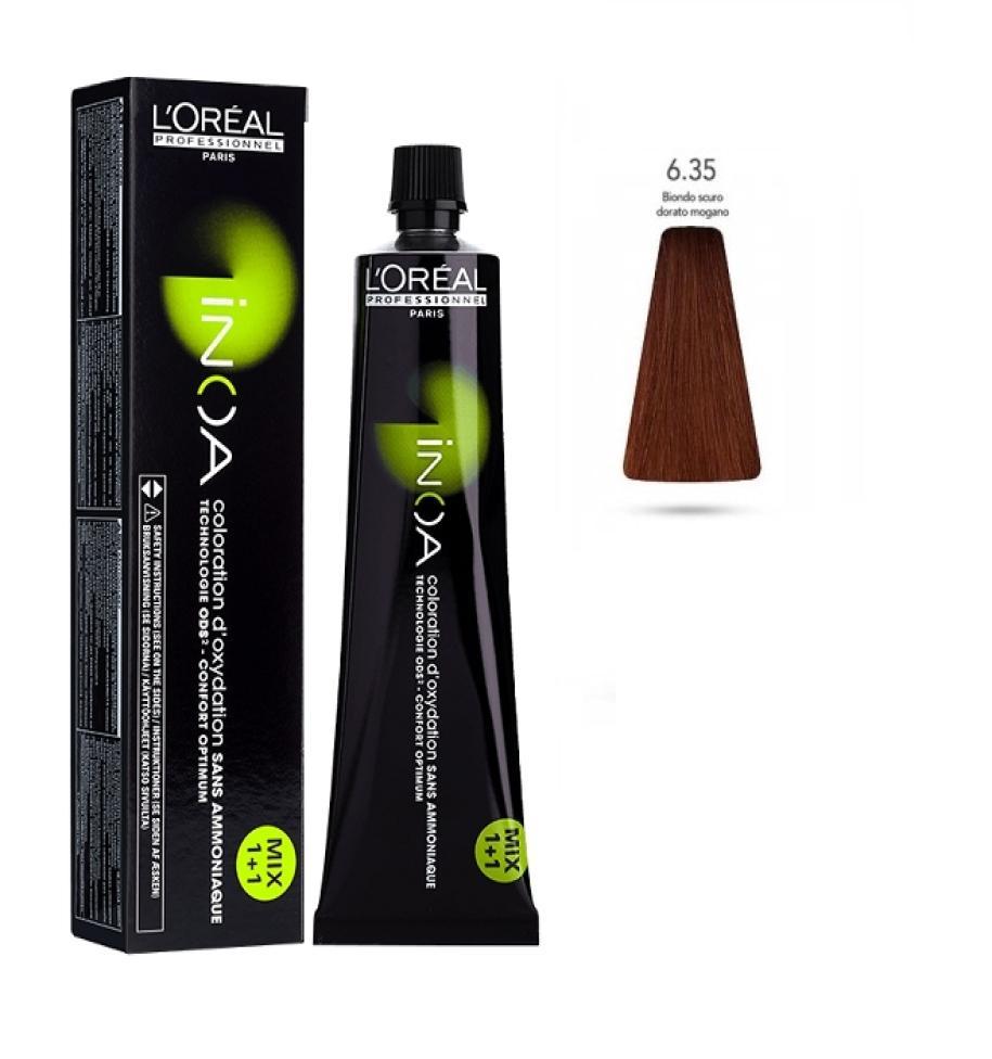 l'oru00e9al-tinta-inoa-senza-ammoniaca-60ml-6.35-biondo-scuro-dorato-mogano L'Oru00e9al Tinta Inoa Senza Ammoniaca 60ML 6.35 Biondo Scuro Dorato Mogano