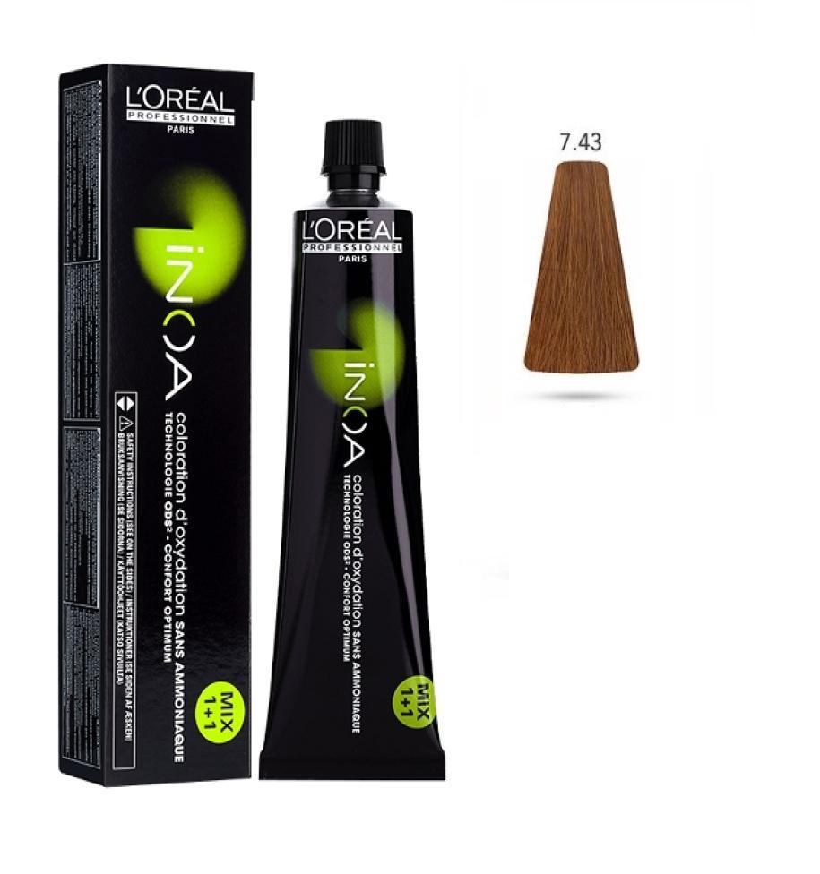 l'oru00e9al-tinta-inoa-senza-ammoniaca-60ml-7.34-biondo-dorato-ramato L'Oru00e9al Tinta Inoa Senza Ammoniaca 60ML 7.34 Biondo Dorato Ramato