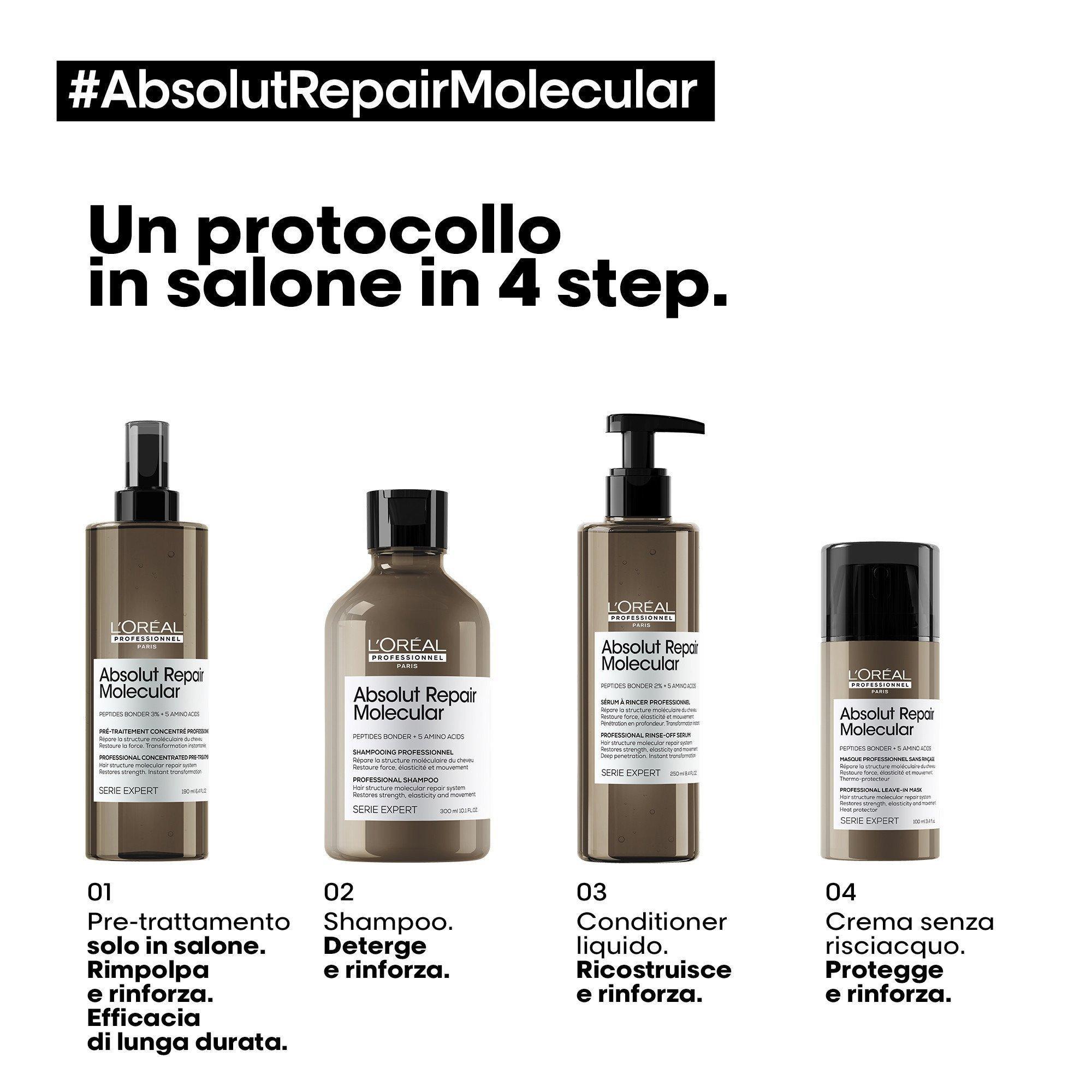 l'oru00e9al-shampoo-ristrutturante-absolut-repair-molecular-serie-expert-500ml L'Oru00e9al Shampoo Ristrutturante Absolut Repair Molecular Serie Expert 500ML