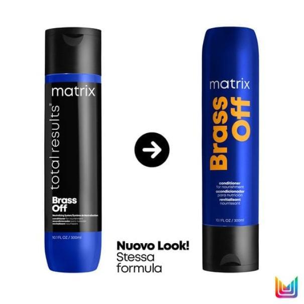 matrix-conditioner-antiarancio-brass-off-total-results-300ml Flacone di conditioner antiarancio della linea Total Results