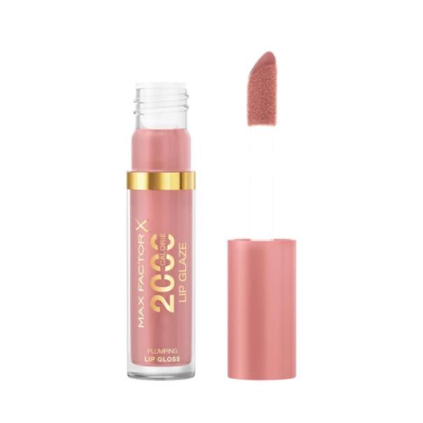 max-factor-gloss-2000-calorie-lip-glaze-085 Gloss labiale trasparente con confezione dorata e tappo rosa