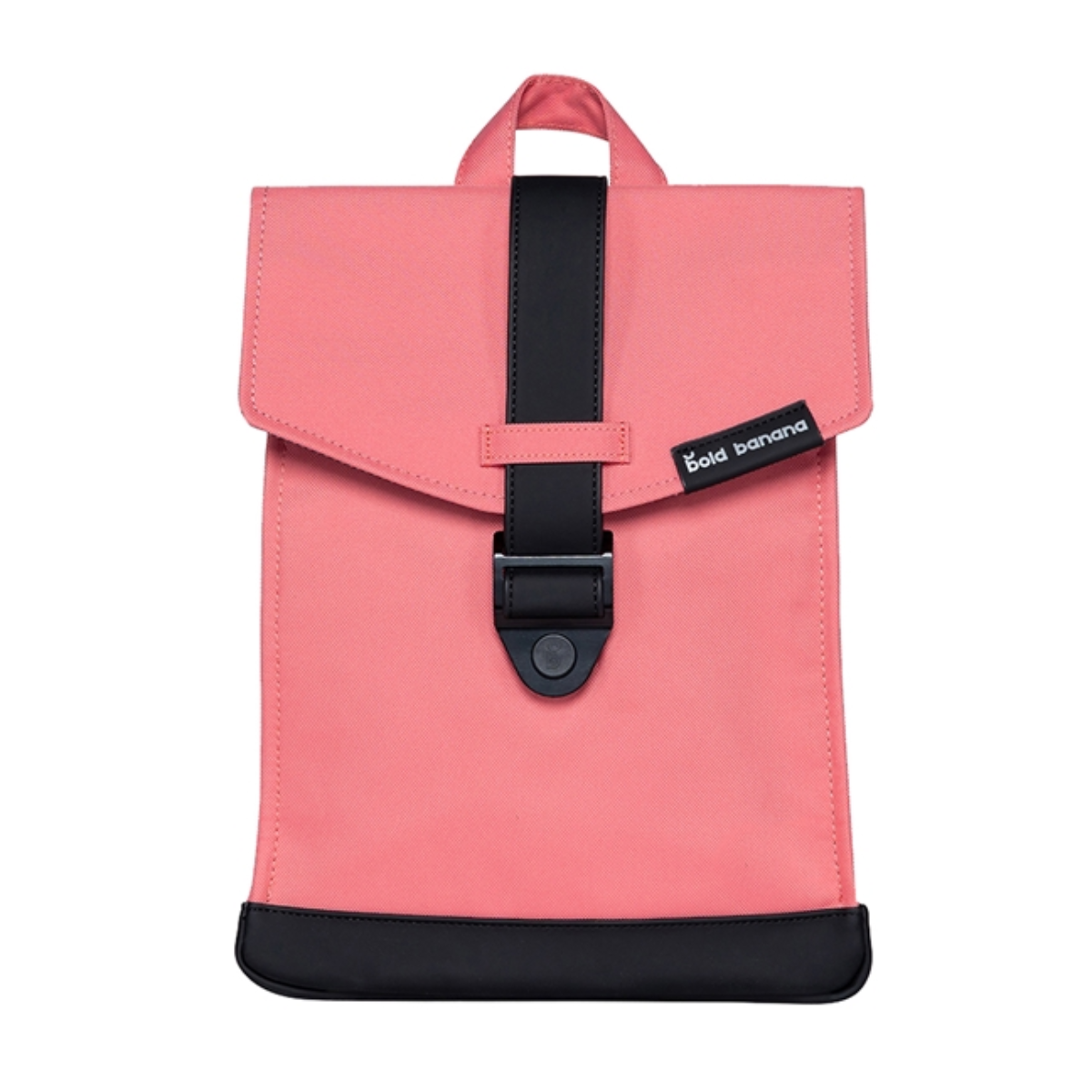bold banana bold banana mini envelope coral crow as04bp11 - foto 1 Zaino envelope bag rosa corallo con dettagli neri e chiusura con fibbia BOLD BANANA