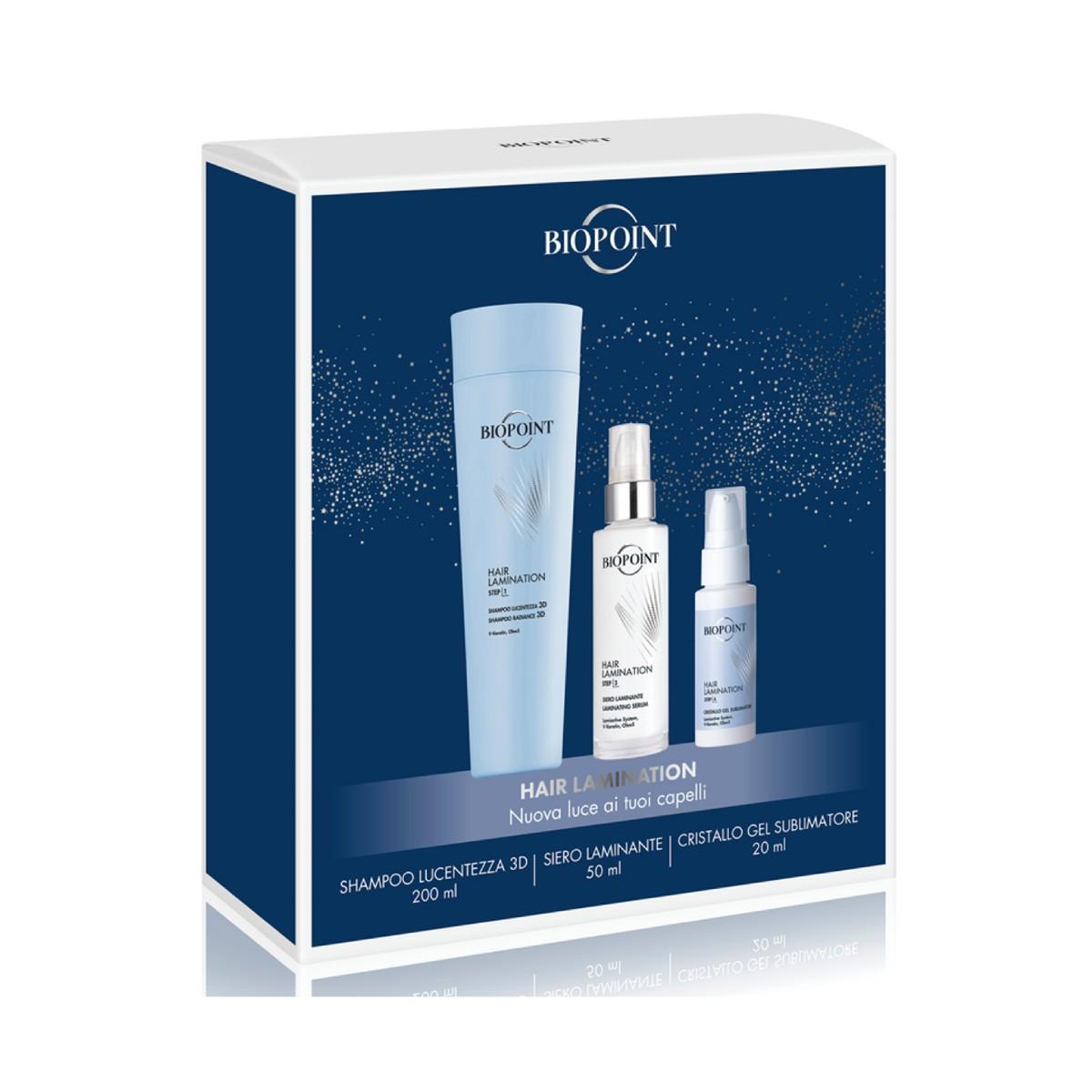 biopoint-cofanetto-shampoo-lucentezza-3d-radiance-3d-200-ml-+-siero-laminante-50-ml-+-cristallo-gel-sublimatore-20-ml Biopoint Cofanetto Shampoo Lucentezza 3D Radiance 3D 200 ML + Siero Laminante 50 ML + Cristallo Gel Sublimatore 20 ML