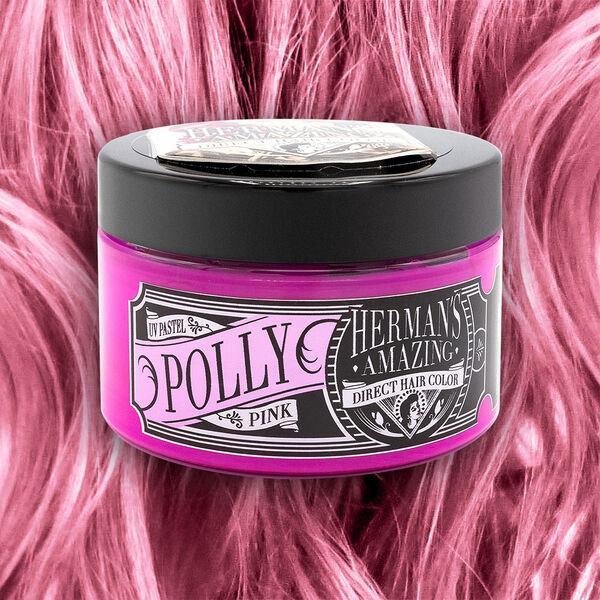 herman's herman's amazing direct hair color 115ml e620 polly - foto 1 Tintura per capelli HERMAN'S POLLY 115ml colore rosa in barattolo con etichetta nera