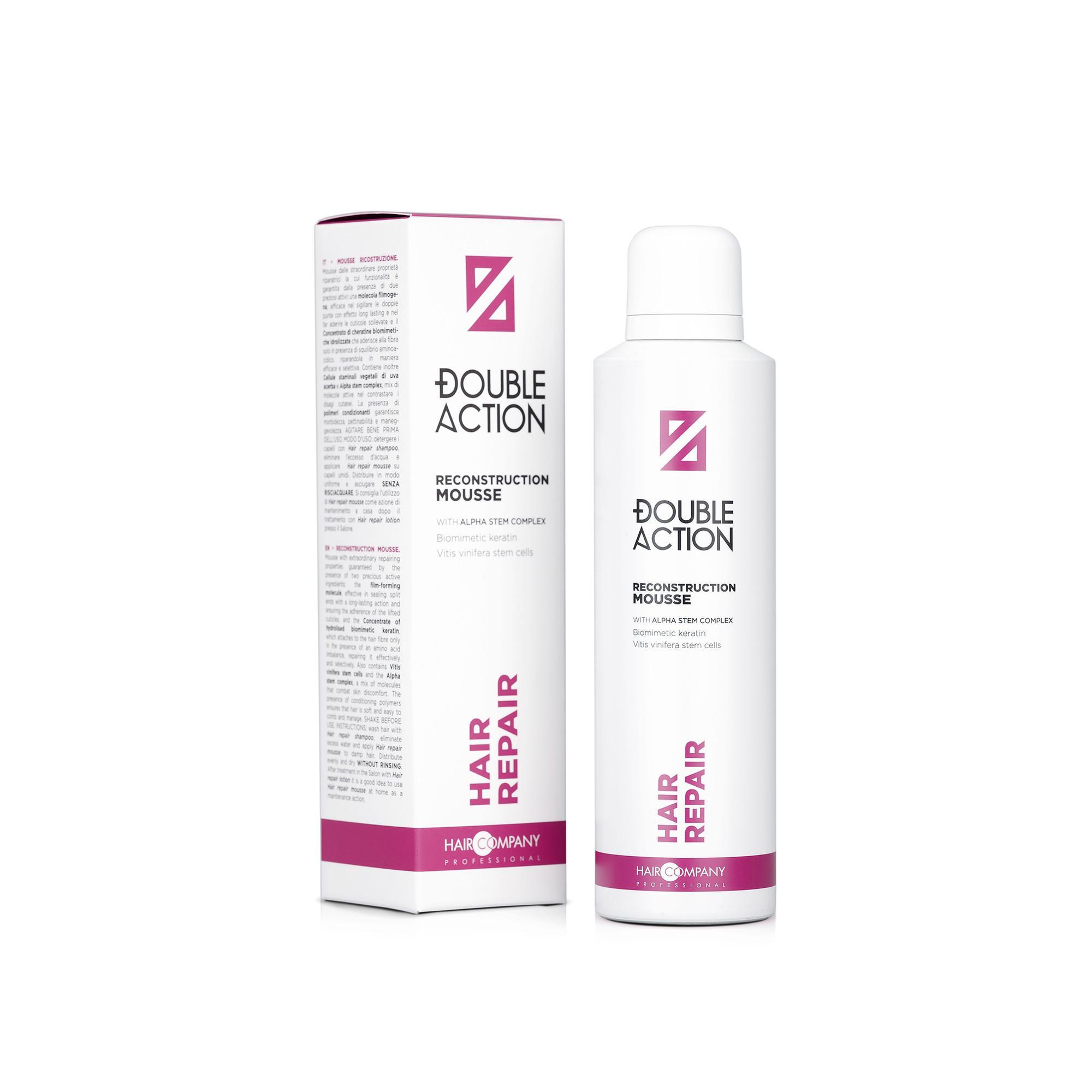 hair-company-double-action-mousse-ricostruzione-hair-repair-200ml Hair Company Double Action Mousse Ricostruzione Hair Repair 200ML