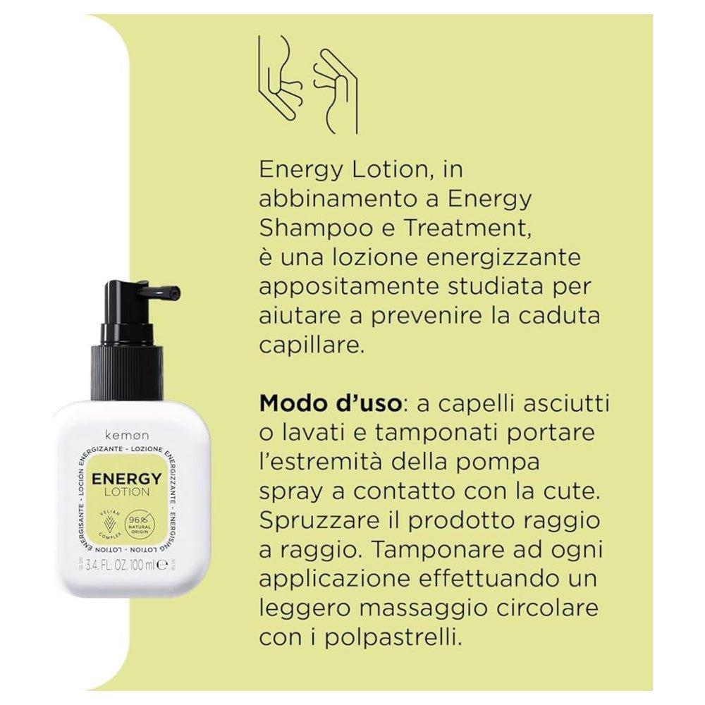 kemon kemon energy lotion hair care 100ml - foto 2 kemon kemon energy lotion hair care 100ml - foto 2