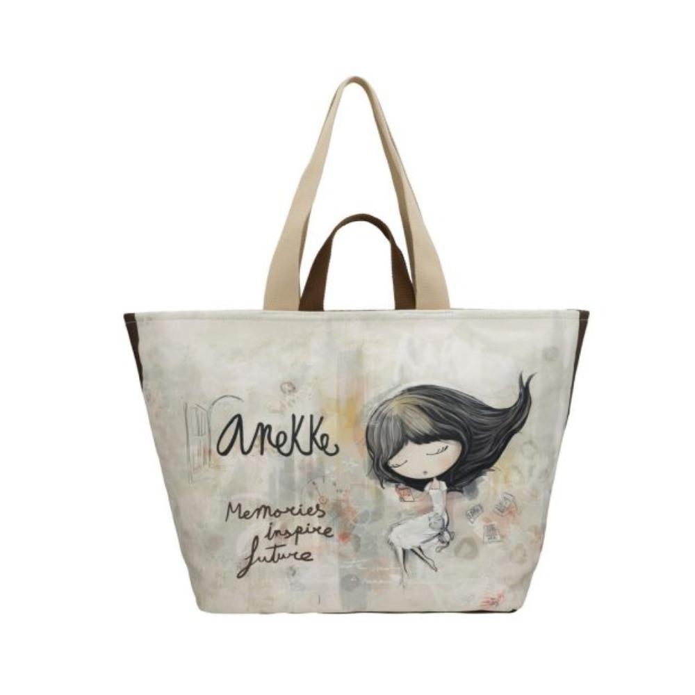 anekke-borsa-da-spiaggia-textil-40494212 Borsa spiaggia beige con stampa balena nera e scritta Anekke, manici tela naturale