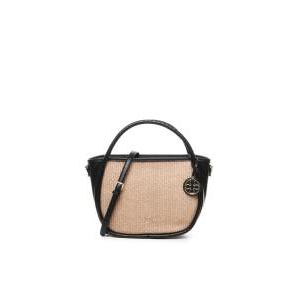 V°73 borsa sintetica donna flaminia naturale/nero