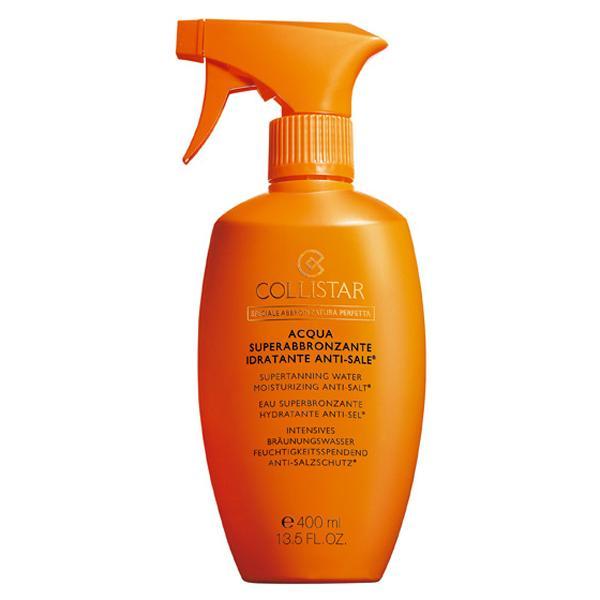collistar collistar sun acqua idrat.400 - foto 1 Bottiglia spray trasparente Collistar Sun Acqua Idratante 400ml con flacone arancione