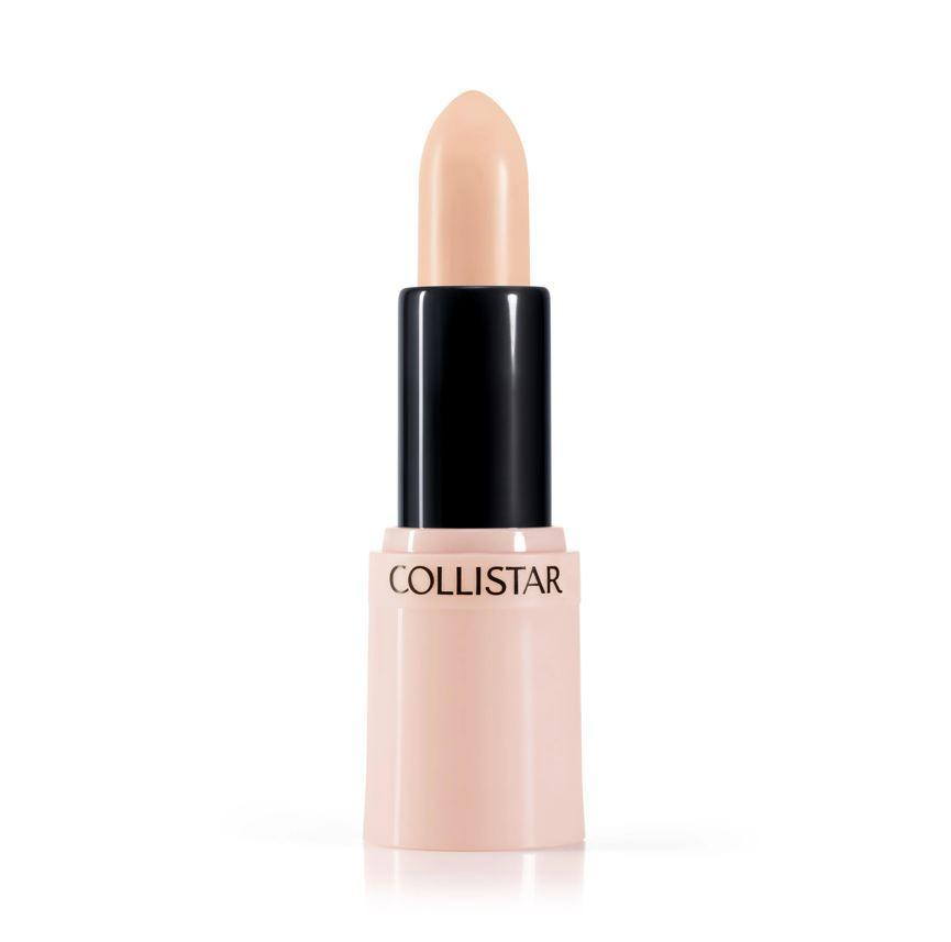 Rossetto Collistar Corretto Stick, colore nude, tubo nero e base beige
