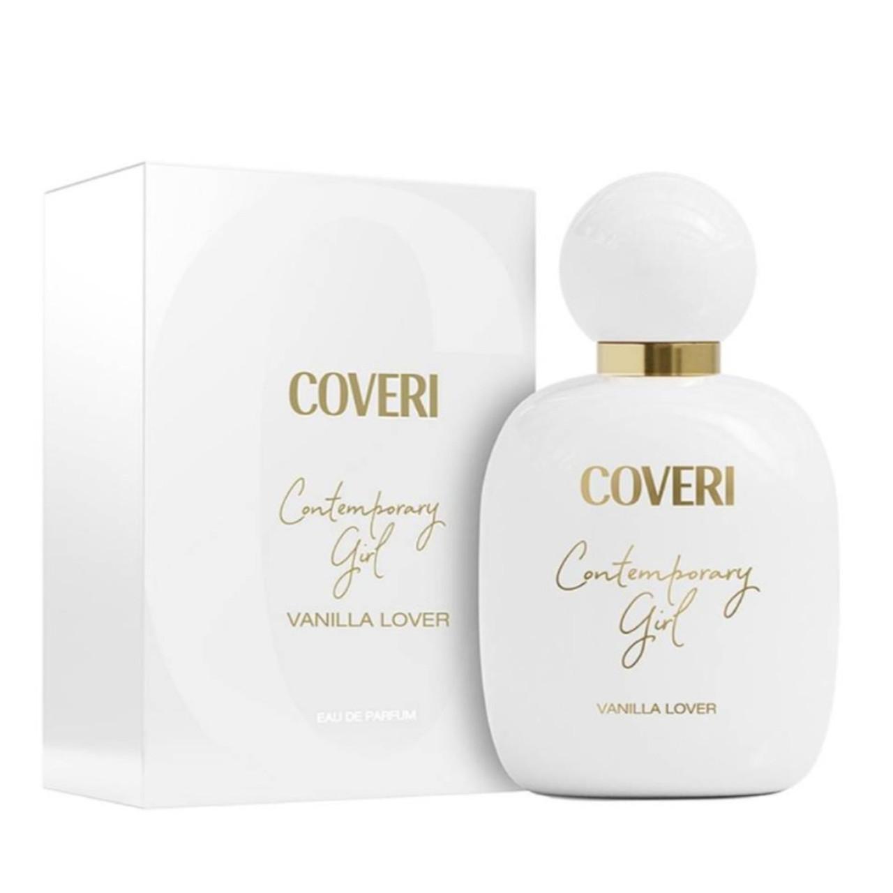enrico coveri e.d.p.coveri girl vanilla lover 100 ml - foto 1 Bottiglia profumo Enrico Coveri Girl Vanilla Lover bianca, tappo oro sferico