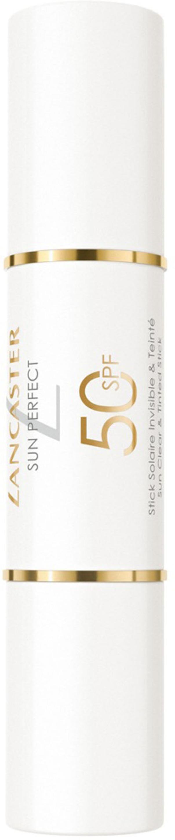 Stick solare Lancaster Sun Duo SPF 50 12ml bianco con fascia dorata