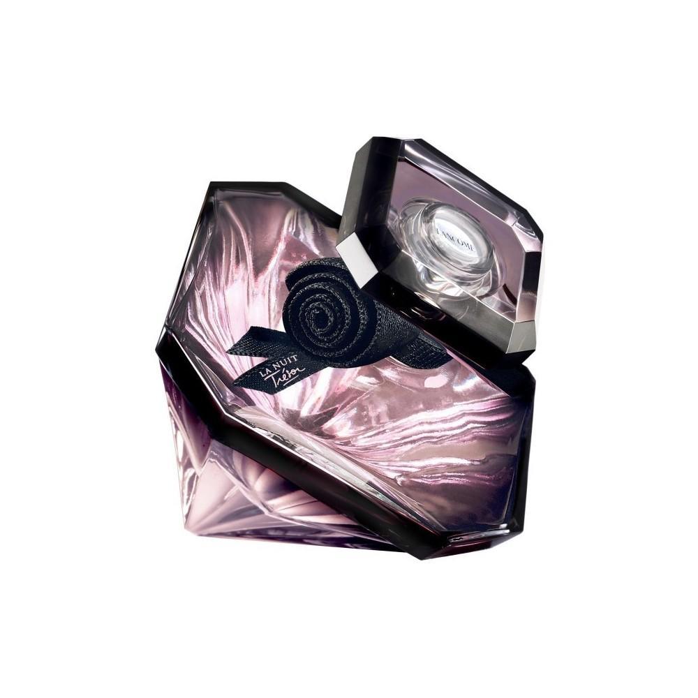 Bottiglia di profumo Lancôme Trésor La Nuit 30 ml in confezione regalo aperta