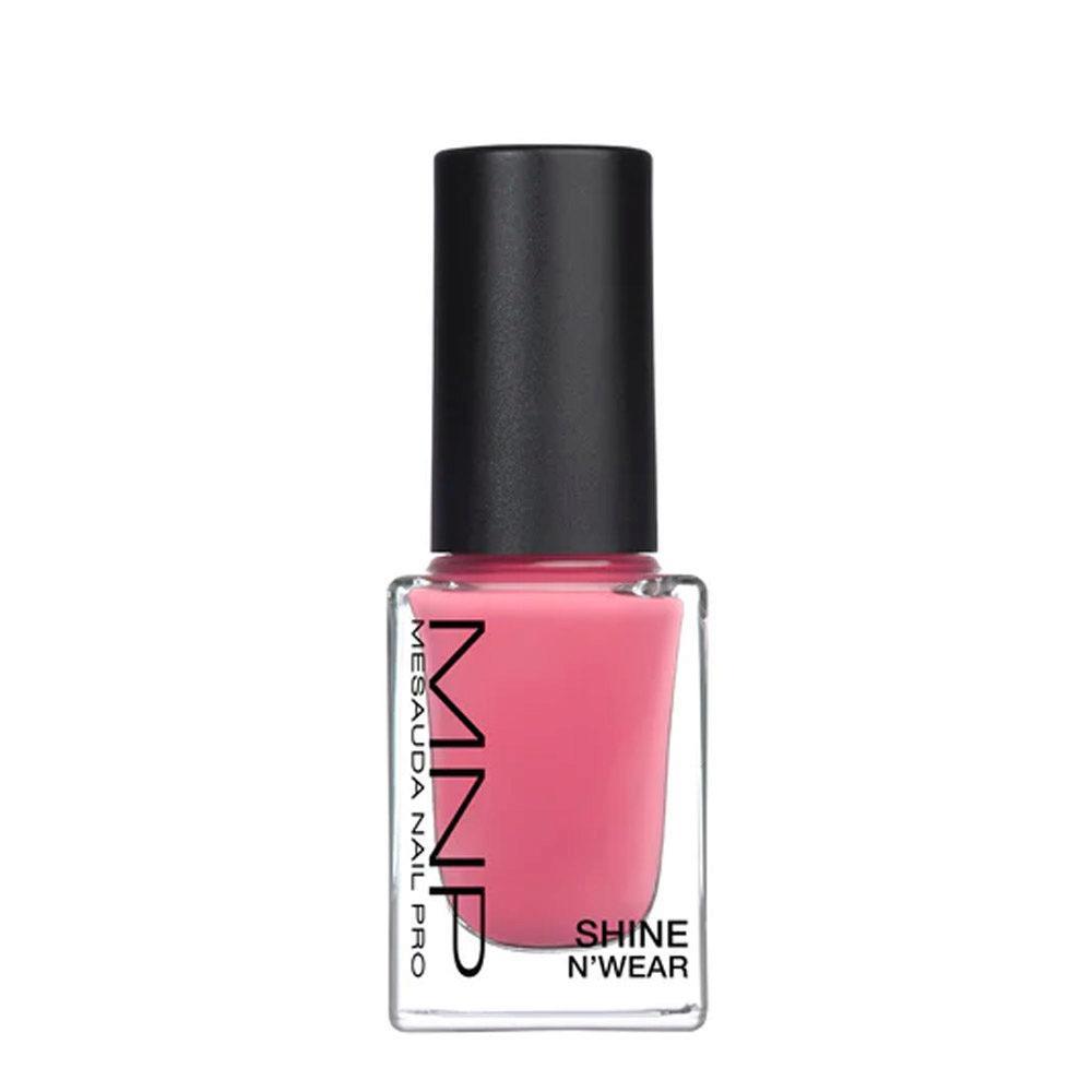 mnp mnp mesuada shine n'wear smalto unghie 10ml 253 cartoon - foto 1 Smalto unghie rosa intenso 10ml Shine N'Wear MNP con tappo nero